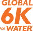 Global 6 K for water logo